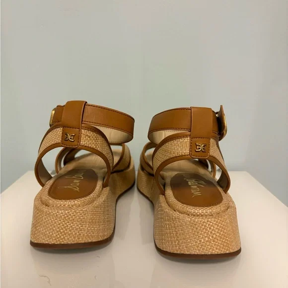 sam edelman women’s nylie platform ankle strap sandal | size 10 - Picture 5 of 8